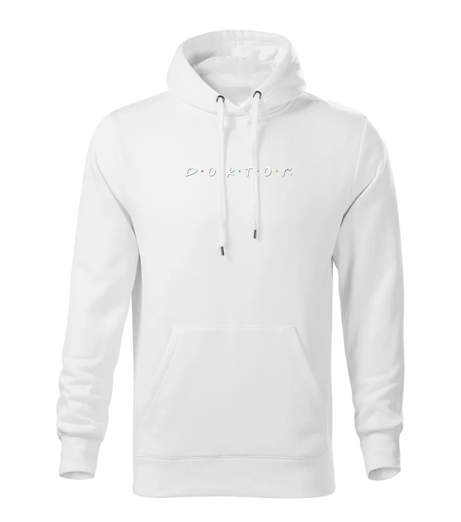 BLUZA DOKTOR – PRZYJACIELE – BIAŁA
